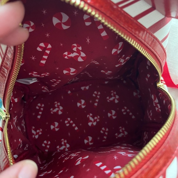 Loungefly Candy Cane Striped Backpack Disney parks - Picture 5 of 8